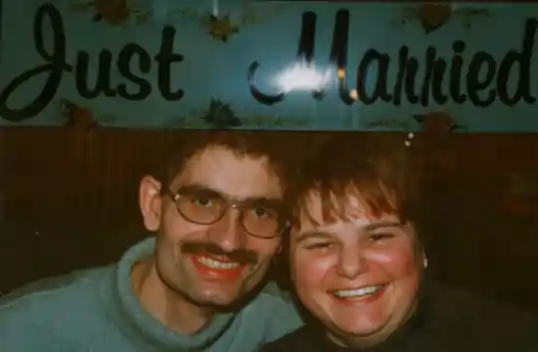 Daniel Paul Planzer und Barbara zwei Tage nach der Hochzeit