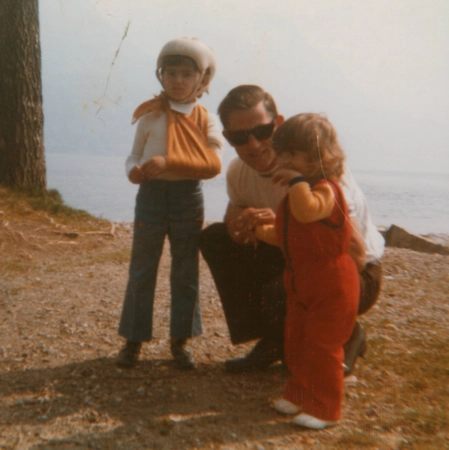 Vater Walter, Patrick und Daniel
